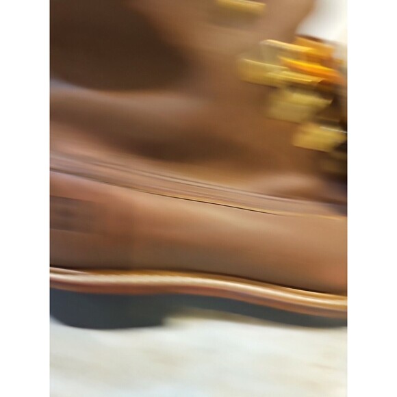 Iron Age Mens Work Boots Sz 8.5 C Met Guard 8 Inch Brown Leather Steel Toe USA main image 9